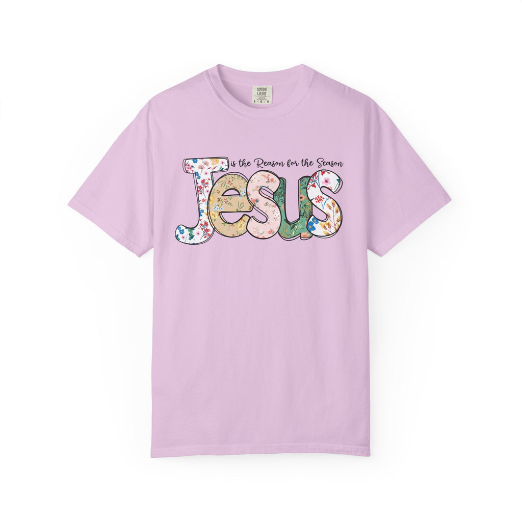 Jesus Is the Reason for the Season Floral Tee | Worn By Faith