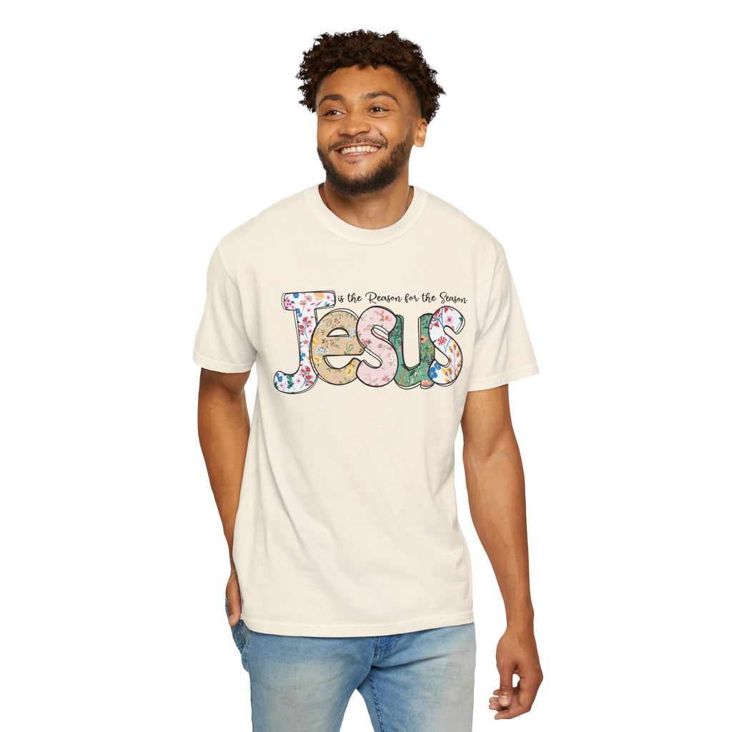 Jesus Is the Reason for the Season Floral Tee | Worn By Faith