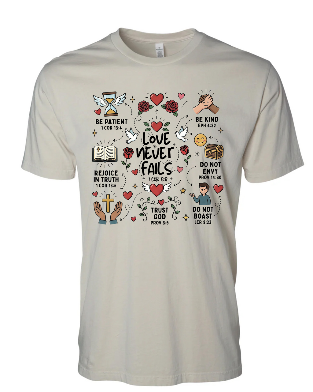 Love Never Fails Tee