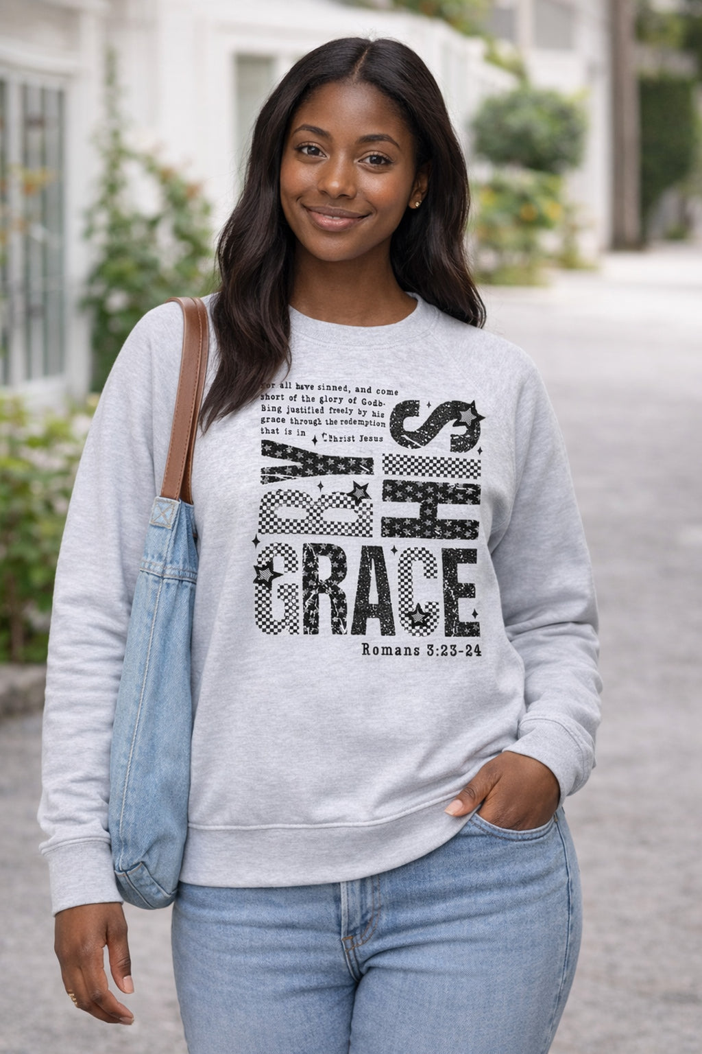 By His Grace Crewneck Sweatshirt