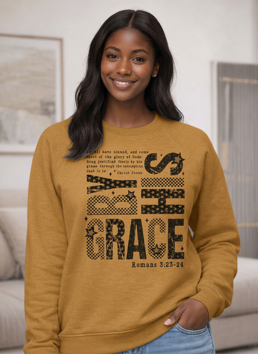 By His Grace Crewneck Sweatshirt