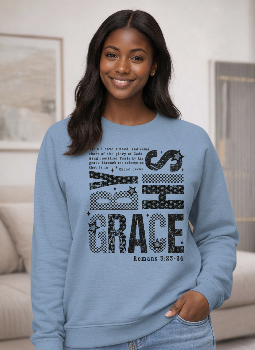 By His Grace Crewneck Sweatshirt