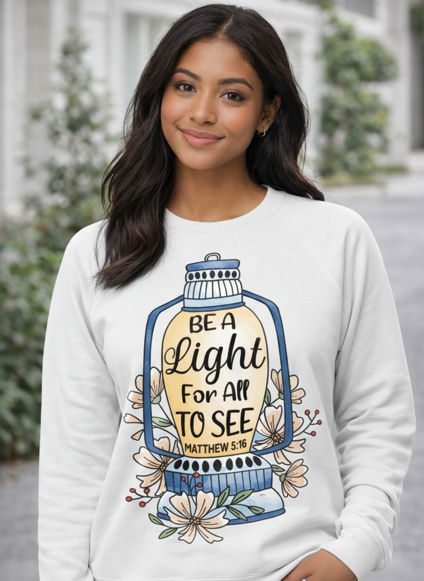 Be a Light Crewneck Sweatshirt