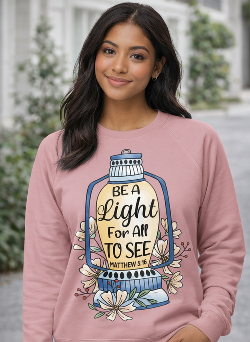 Be a Light Crewneck Sweatshirt