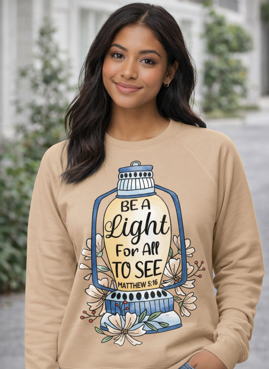 Be a Light Crewneck Sweatshirt