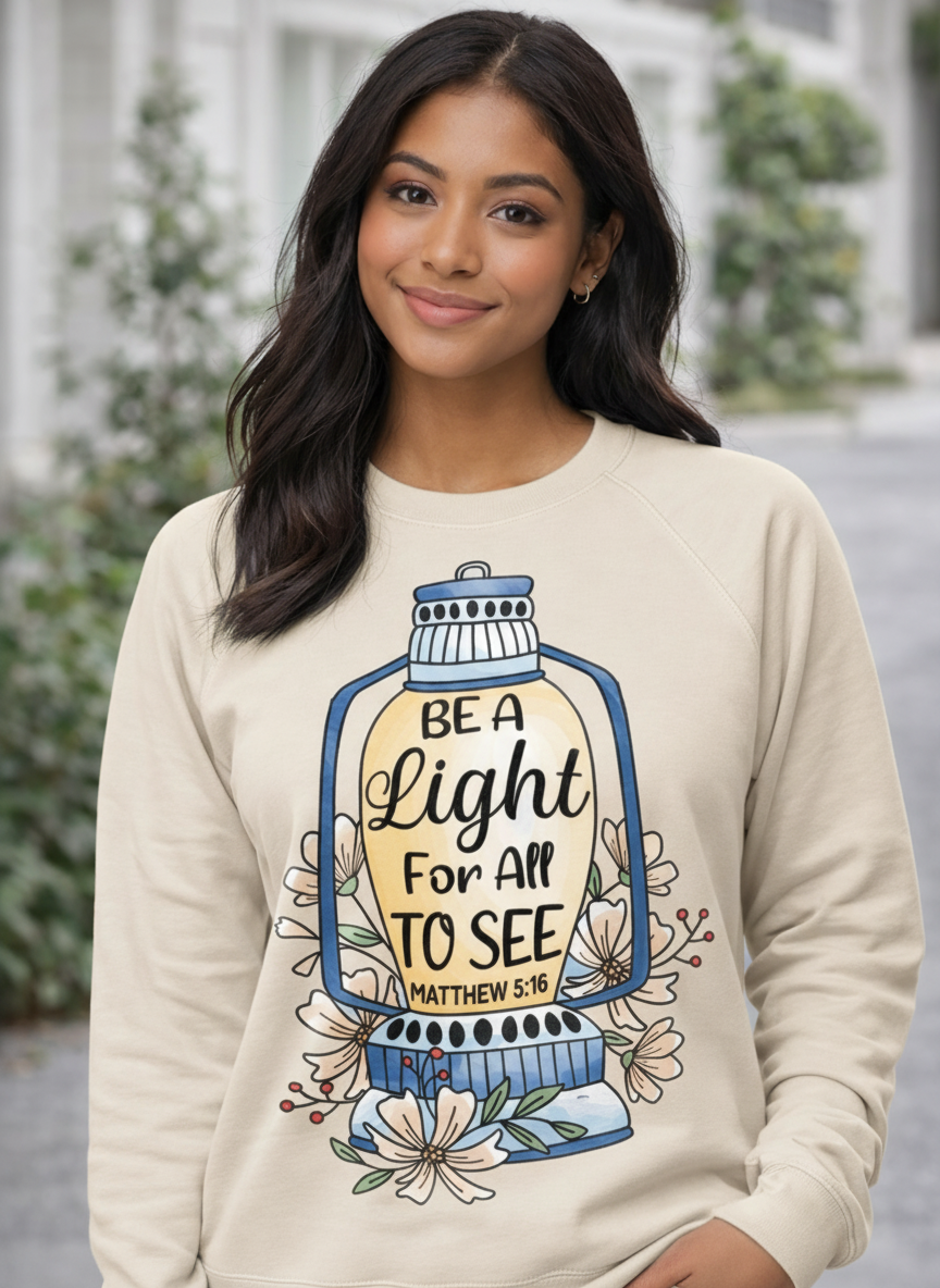 Be a Light Crewneck Sweatshirt