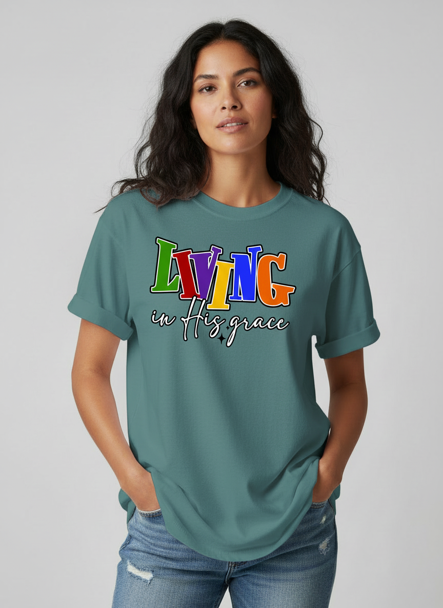 Living in his Grace Tee