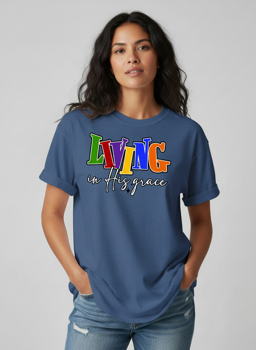 Living in his Grace Tee