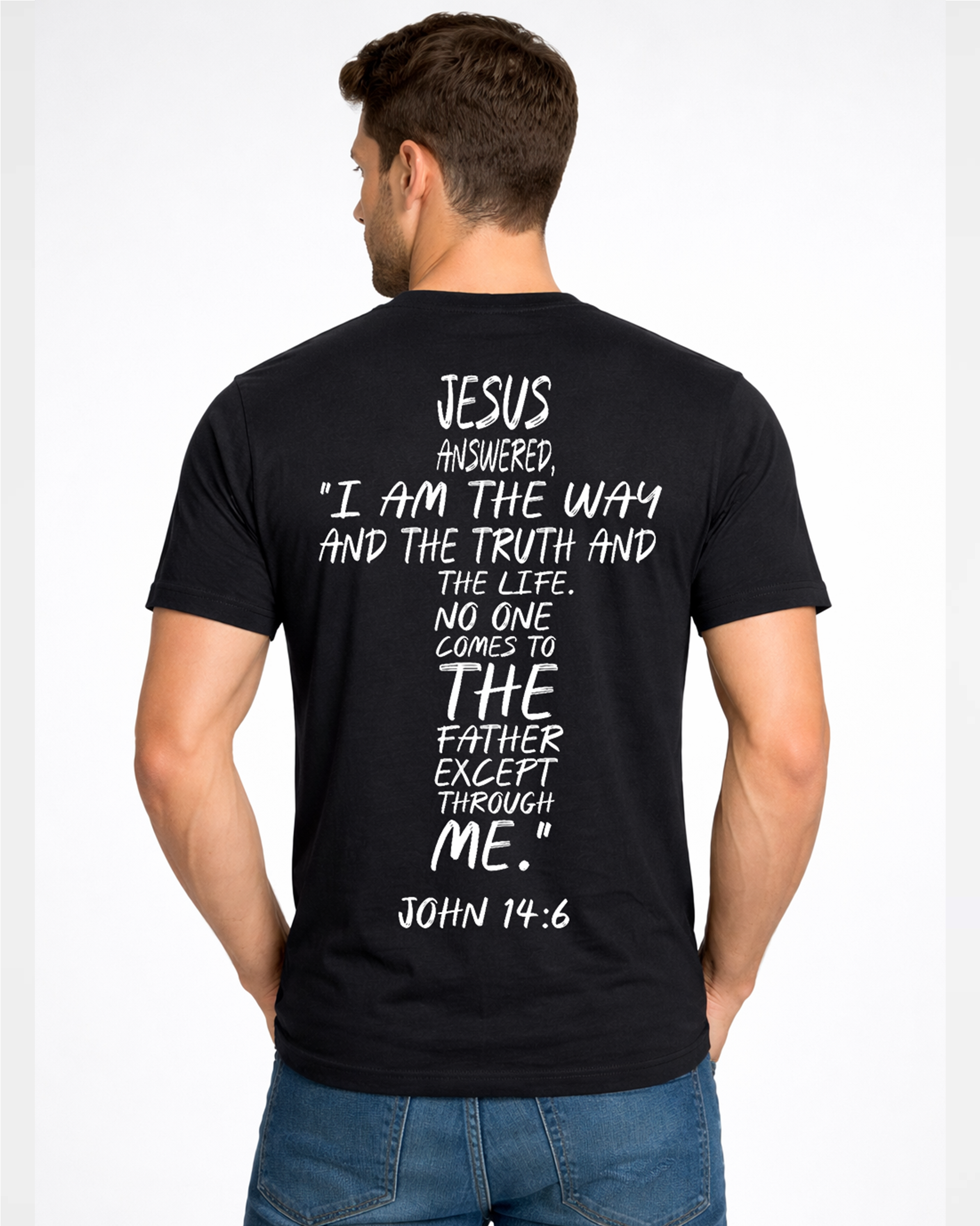 John 14:6  Premium Cotton T-Shirt