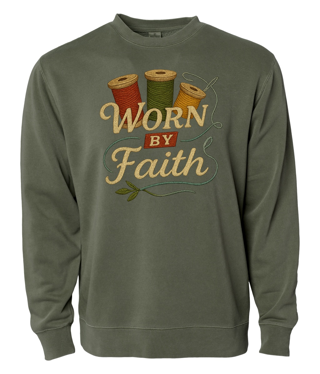 Worn by Faith Custom Embroderied fleece