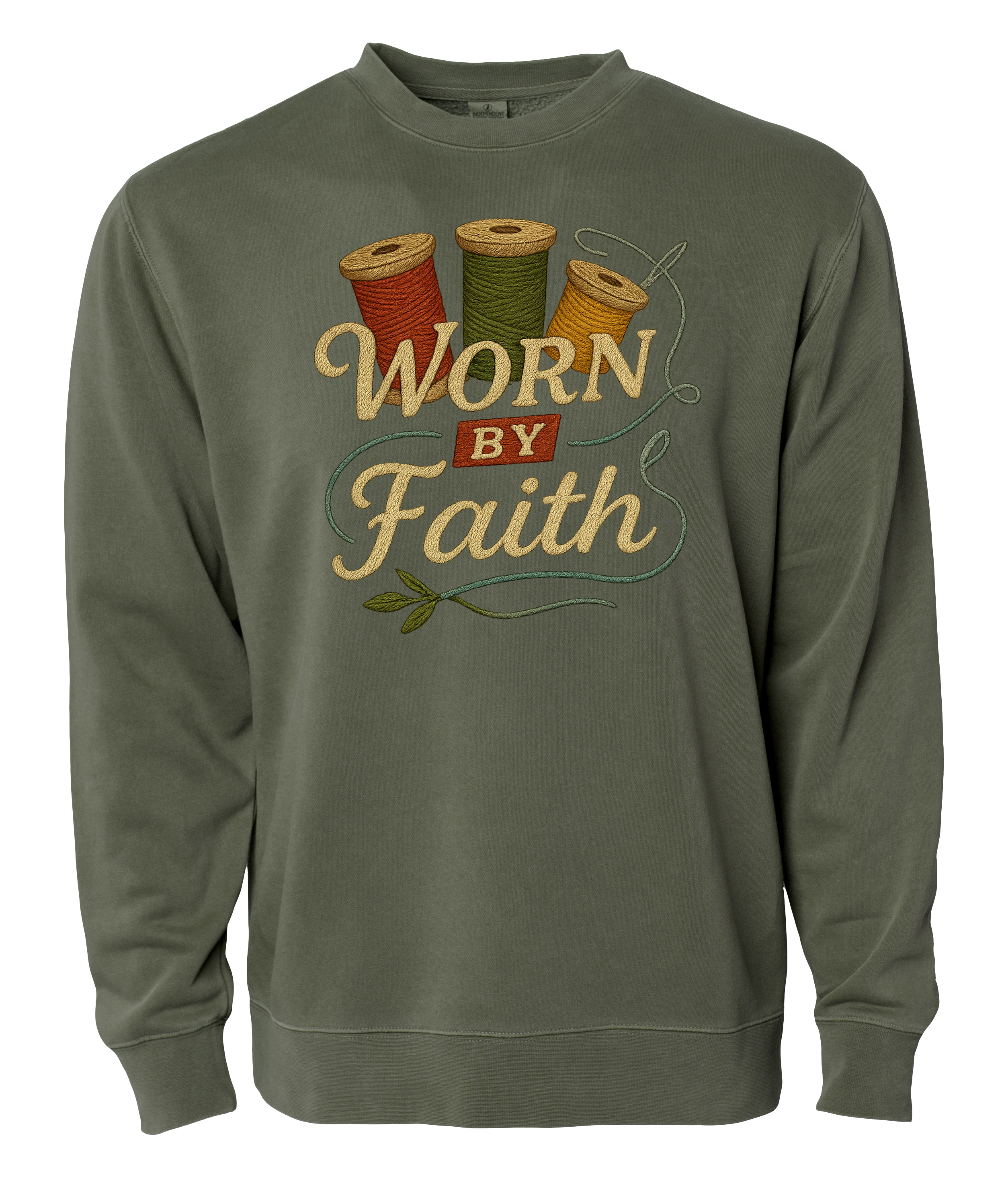Worn by Faith Custom Embroderied fleece