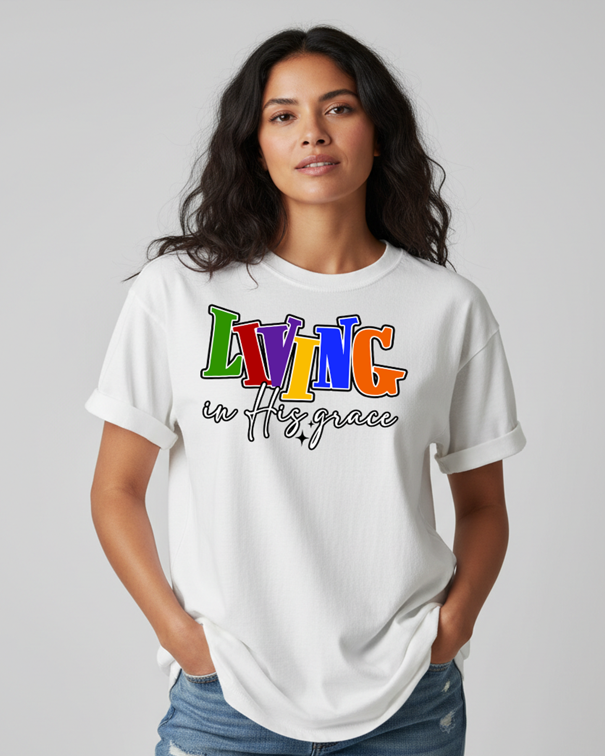 Living in his Grace Tee
